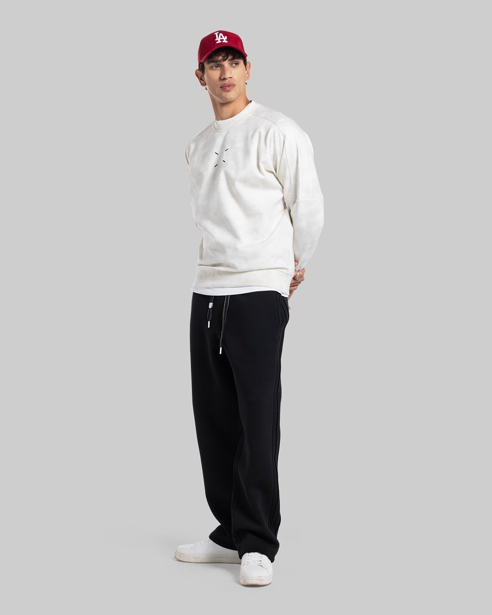 Soft-Wash Minimal Crew Sweater