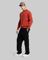 Essential High-Neck Clean Sweater