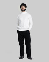 Essential High-Neck Clean Sweater