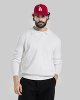 Soft-Edge Collar Pullover