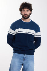 Striped Crew Neck Pullover