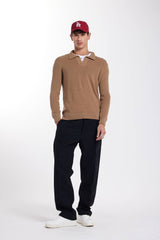 Soft-Edge Collar Pullover