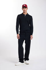 Soft-Edge Collar Pullover