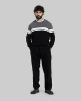 Striped Crew Neck Pullover