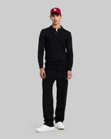 Refined Button-Neck Sweater