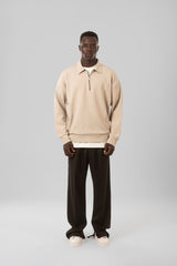 Zip Collar Sweatshirt