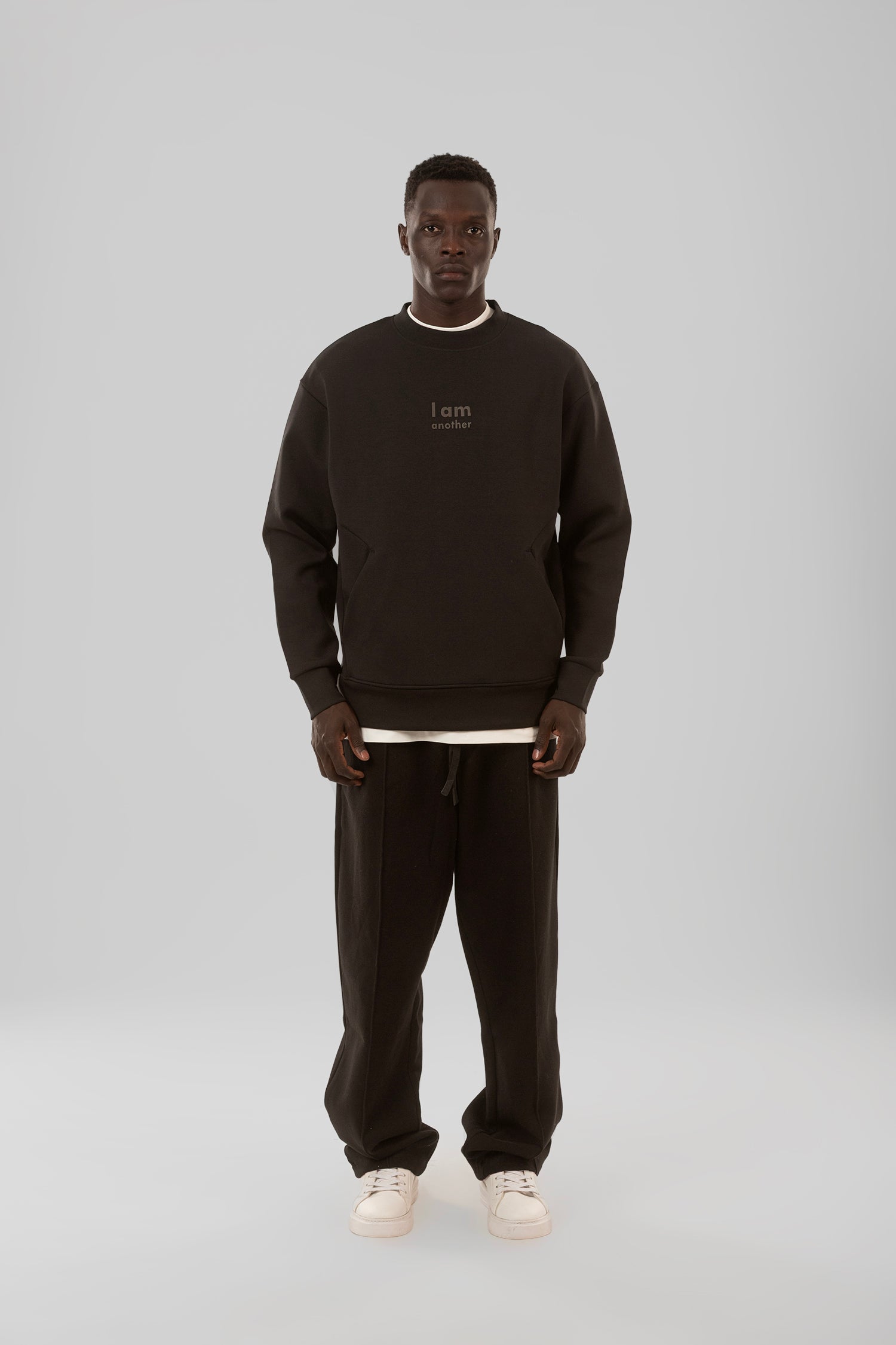 Crewneck Sweatshirt with Text