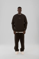 Crewneck Sweatshirt with Text