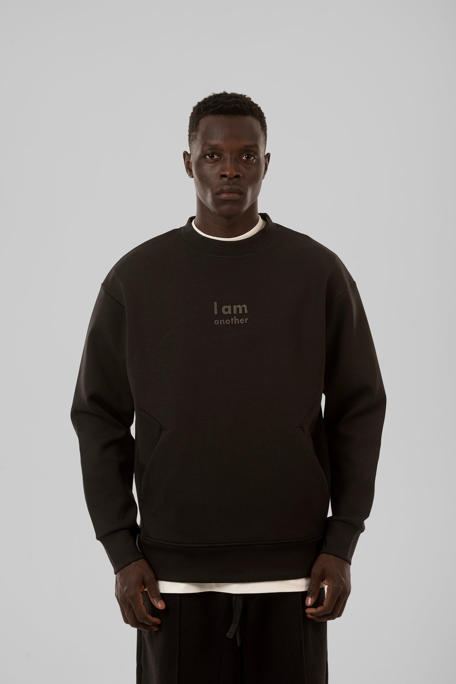 Crewneck Sweatshirt with Text