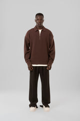 Zip Collar Sweatshirt
