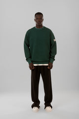 Textured Crew Neck Sweatshirt