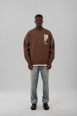 Graphic Label Crew Sweatshirt