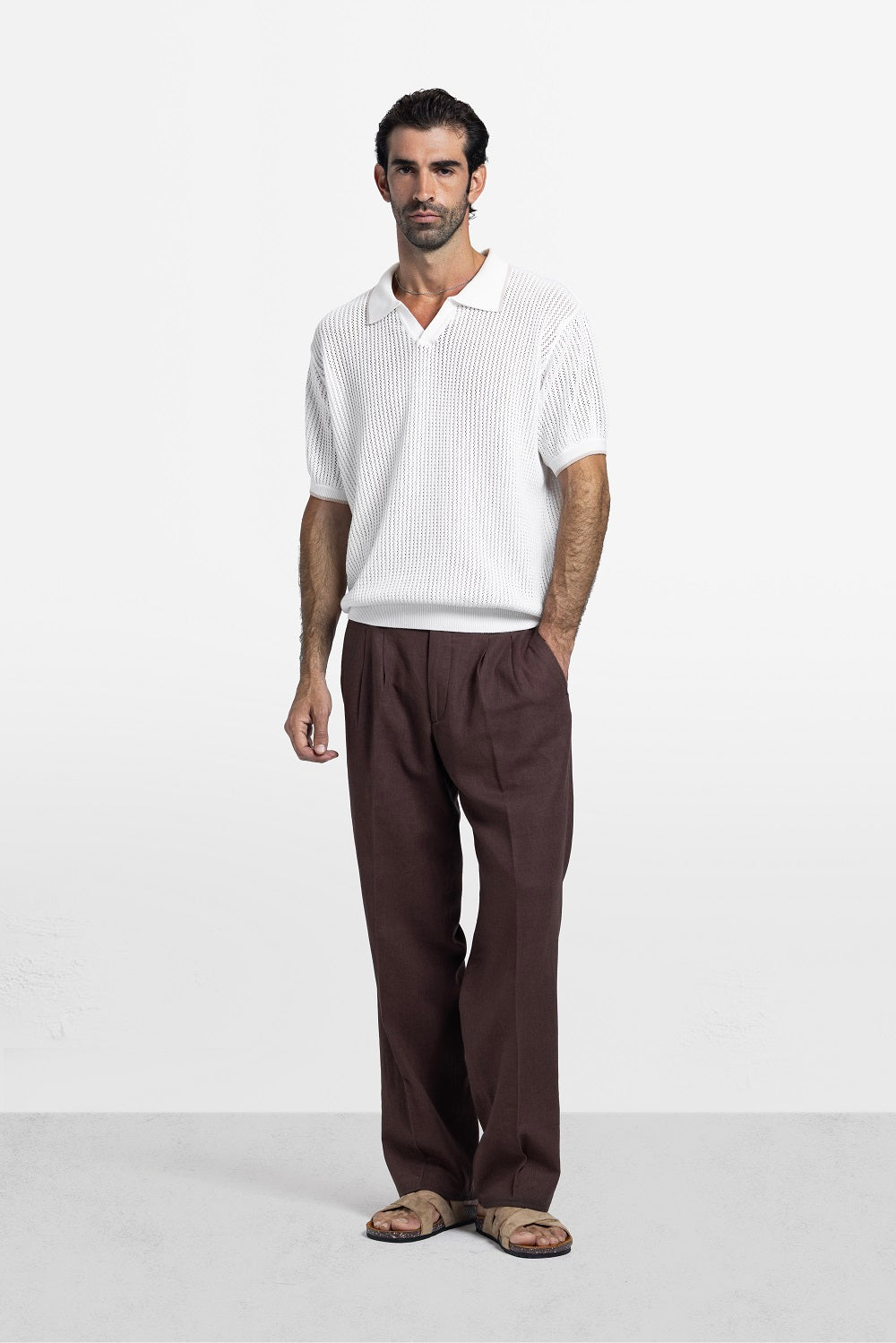 Open Weave Resort Knit Polo