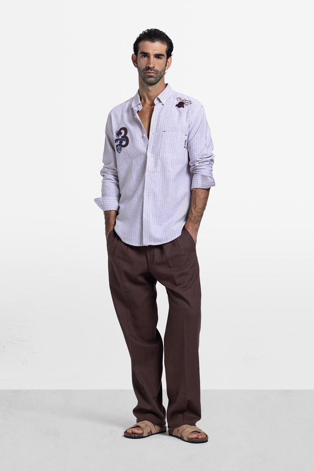 Heritage Crest Striped Shirt