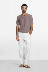 Textured Knit T-Shirt